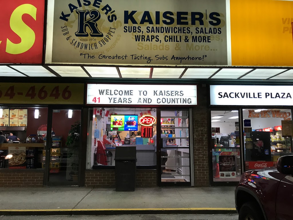 Kaisers Sub & Sandwich Shoppe | 799 Sackville Dr, Lower Sackville, NS B4E 1R6, Canada | Phone: (902) 865-6389