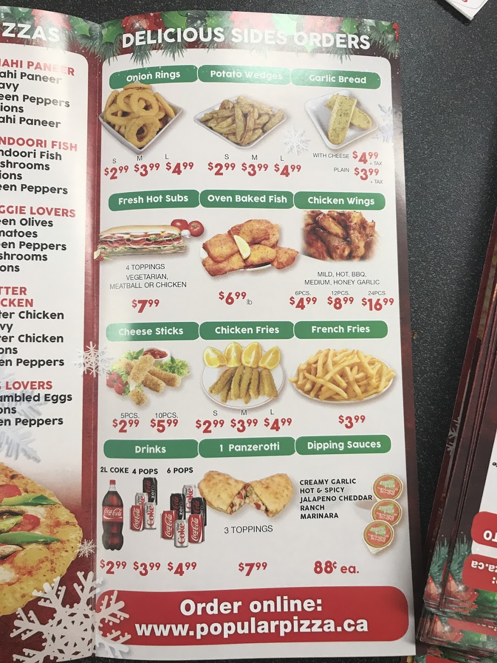 Popular Pizza | 184 Guelph St, Georgetown, ON L7G 4A7, Canada | Phone: (905) 874-4242