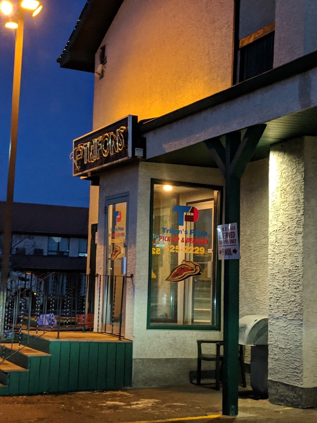 Trifons Pizza | in the Creekside Pub, 3215 Eastgate Dr, Regina, SK S4Z 1A1, Canada | Phone: (306) 525-2229