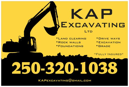 KAP Excavating | 5176 Tallington Rd, Celista, BC V0E 1M6, Canada | Phone: (250) 320-1038