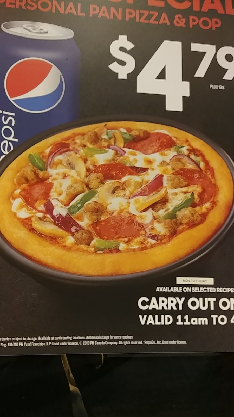 Pizza Hut | 7515 Market Crossing Unit 170, Burnaby, BC V5J 0A3, Canada | Phone: (604) 433-8424