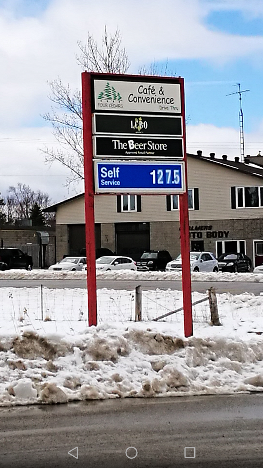 Four Cedars Cafe & Convenience | 1605 George Johnston Rd, Minesing, ON L9X 0V8, Canada | Phone: (705) 735-9484