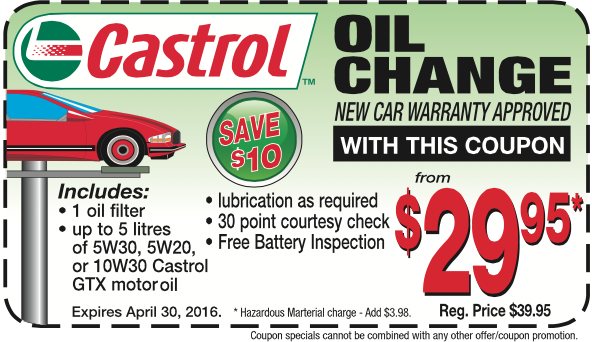 ross oil change coupons 