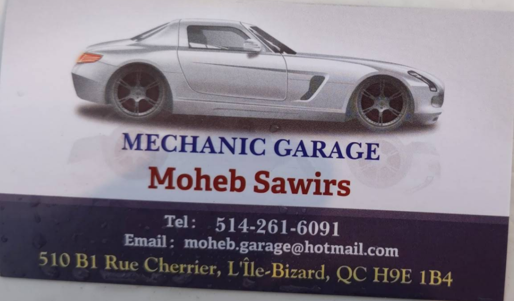 Garage moheb | 510 Rue Cherrier, LÎle-Bizard, QC H9E 1K1, Canada | Phone: (514) 261-6091