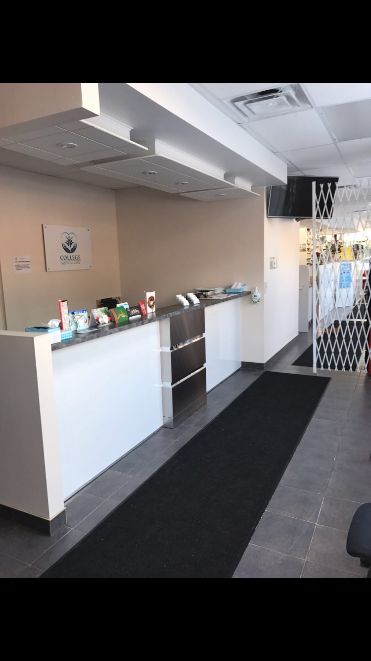 College Medical Care | 343 College St, Toronto, ON M5T 1S5, Canada | Phone: (416) 519-9086