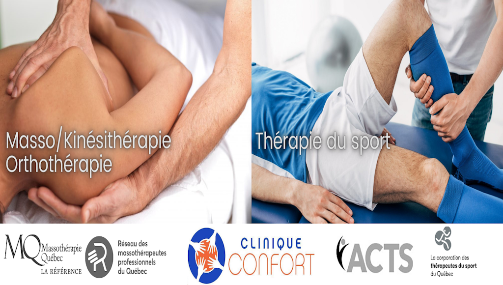 Clinique Confort Masso/Kinésithérapie, Orthothérapie, Thérapie d | 746 Rue Saint-Pierre, Drummondville, QC J2C 3X1, Canada | Phone: (819) 313-2794