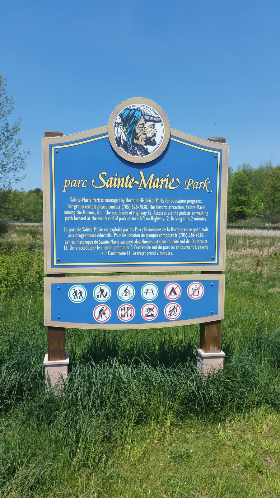 Sainte-Marie Park | 937-, 1139 Wye Valley Rd, Midland, ON L4R 5L8, Canada | Phone: (705) 526-7838