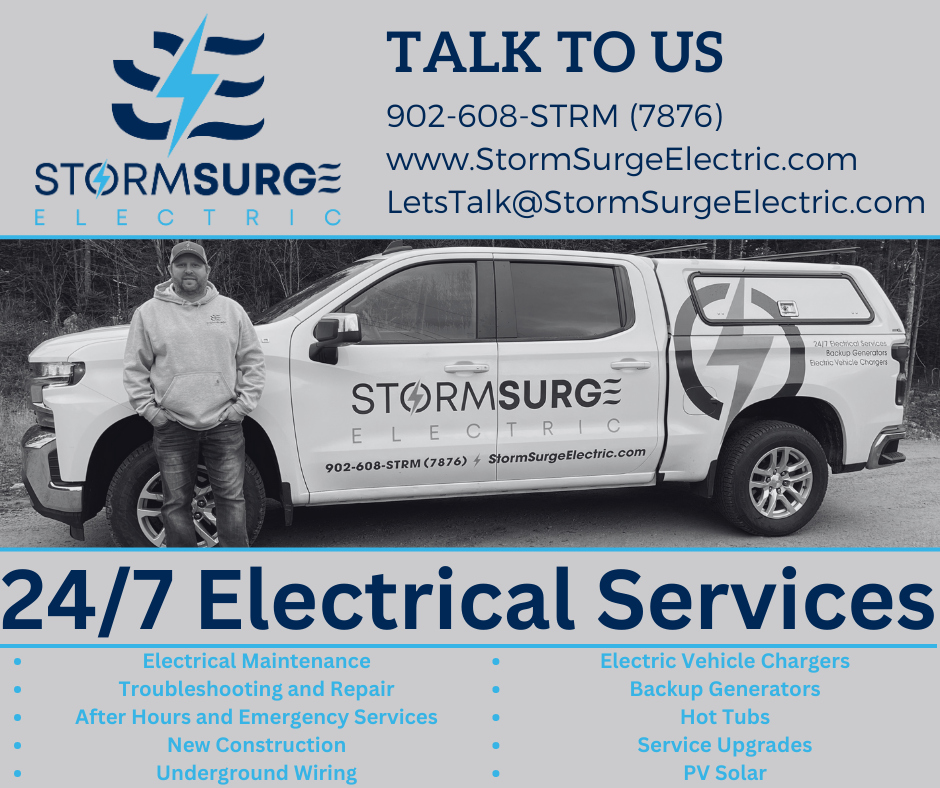 Storm Surge Electric | 543 Island View Dr, Boutiliers Point, NS B3Z 1R3, Canada | Phone: (902) 608-7876