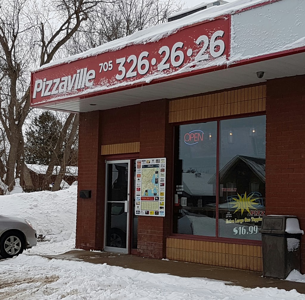 Pizzaville | 55 Front St S, Orillia, ON L3V 4R6, Canada | Phone: (705) 326-2626