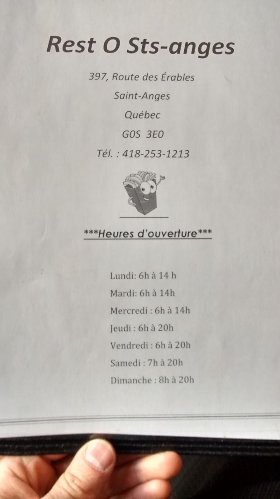 Restaurant Le Midi-Eval | 397 Route des Érables, Saints-Anges, QC G0S 3E0, Canada | Phone: (418) 253-1213
