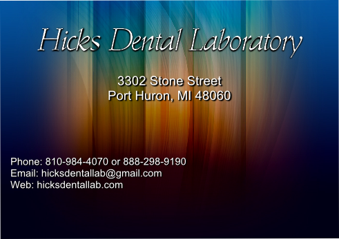 Hicks Dental Laboratory | 3302 Stone St, Port Huron, MI 48060, USA | Phone: (810) 984-4070