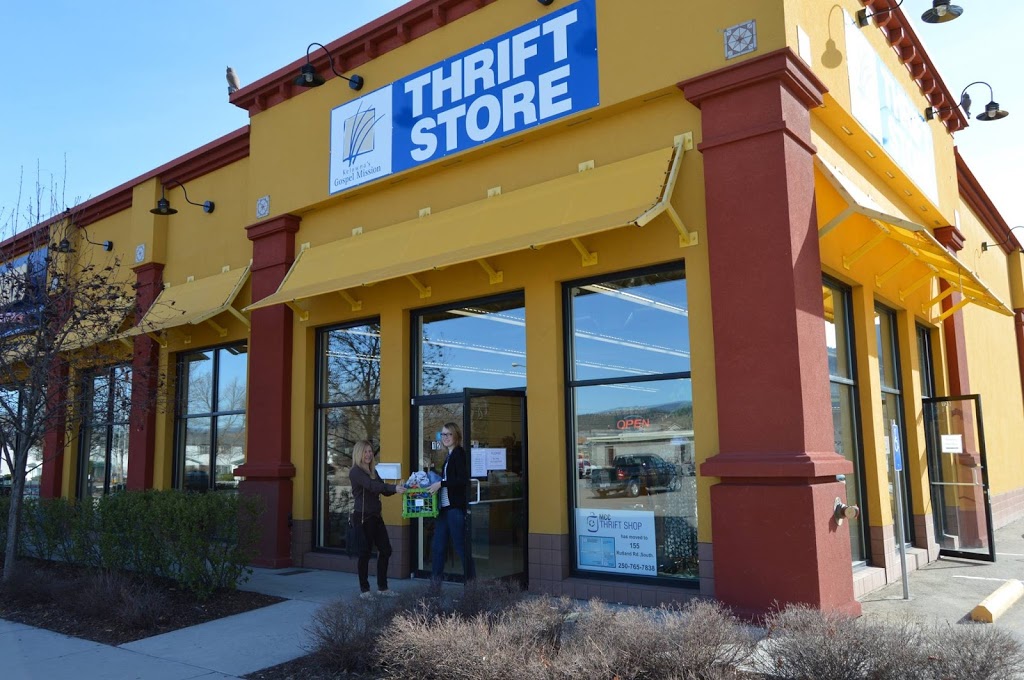 Kelownas Gospel Mission Thrift Store | 125 Roxby Rd, Kelowna, BC V1X 8A4, Canada | Phone: (778) 753-2210