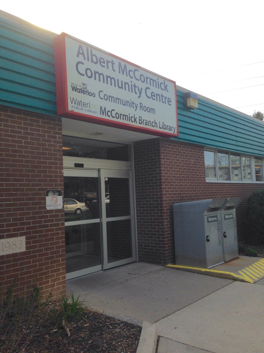 McCormick Branch Library | 500 Parkside Dr, Waterloo, ON N2L 5J4, Canada | Phone: (519) 886-1310 ext. 213