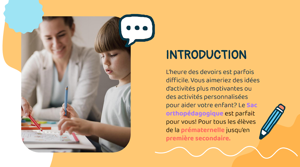 La Classe Déli, Clinique Orthopédagogique | 20 Rue Audet, Saint-Modeste, QC G0L 3W0, Canada | Phone: (438) 863-3111