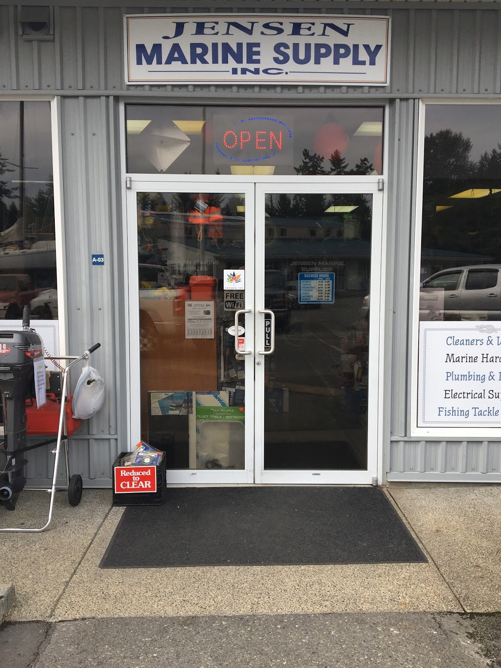 Jensen Marine Supply | 2075 Tryon Rd, Sidney, BC V8L 3X9, Canada | Phone: (250) 656-1114