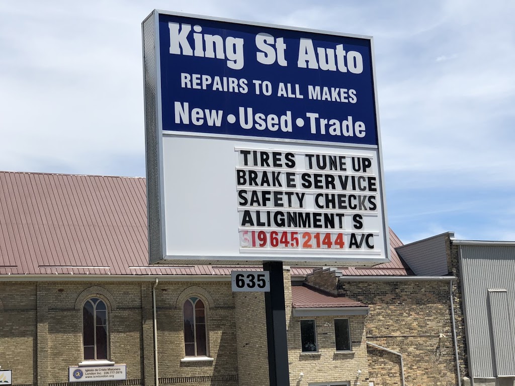 King Street Auto | 635 King St, London, ON N5W 2W9, Canada | Phone: (519) 645-2144