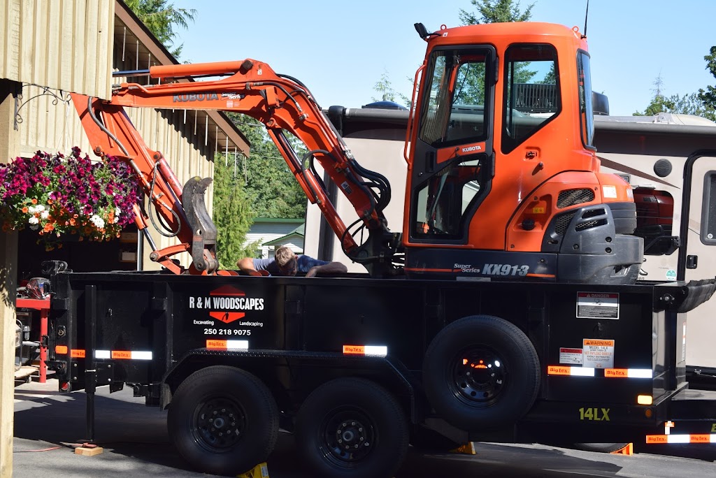 R&M Woodscapes/Excavation | 1098 Koskimo Rd, Qualicum Beach, BC V9K 2R6, Canada | Phone: (250) 218-9075