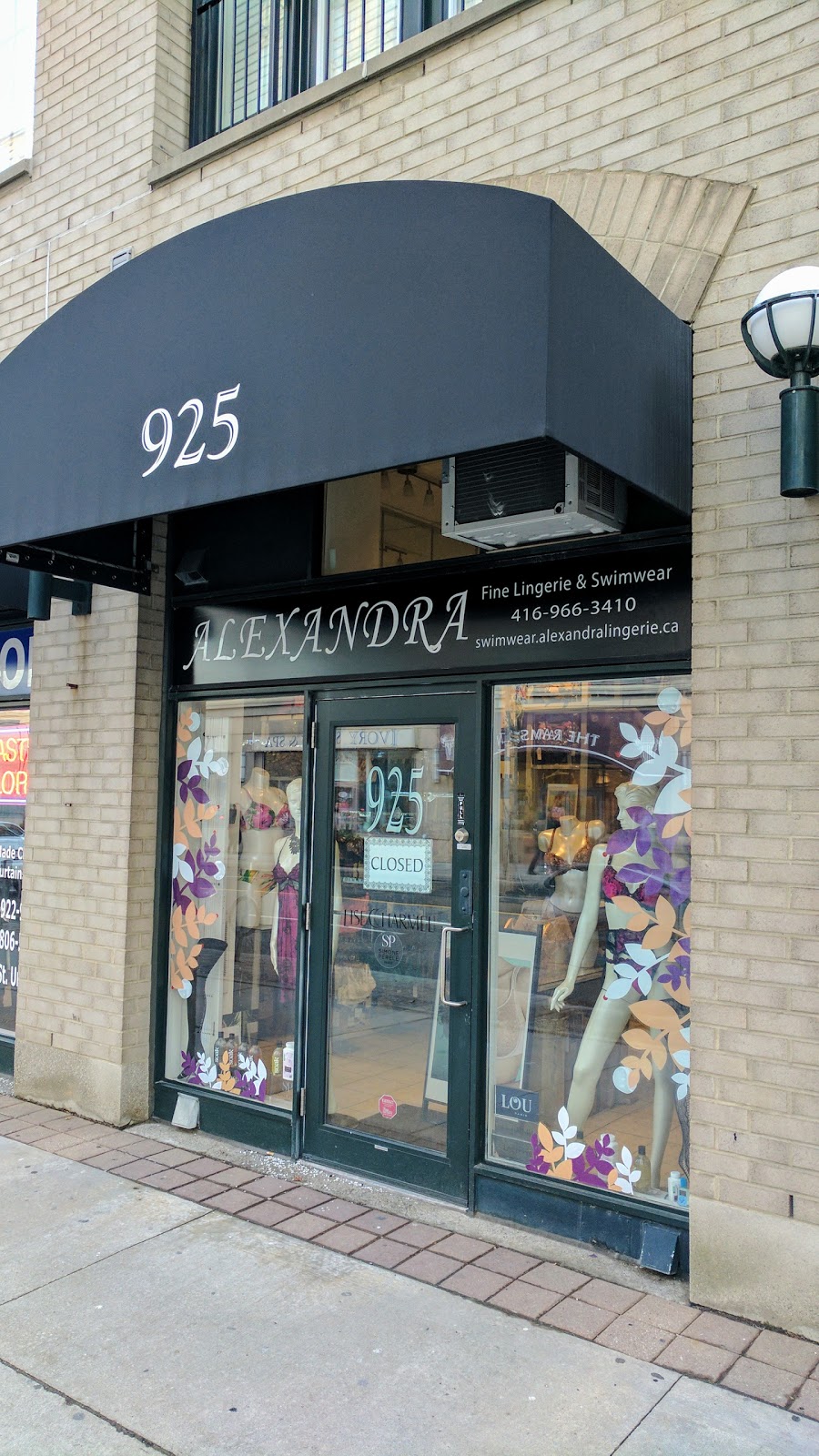 Alexandra Fine Lingerie & Swimwear | 925 Yonge St, Toronto, ON M4W 2H2, Canada | Phone: (416) 966-3410