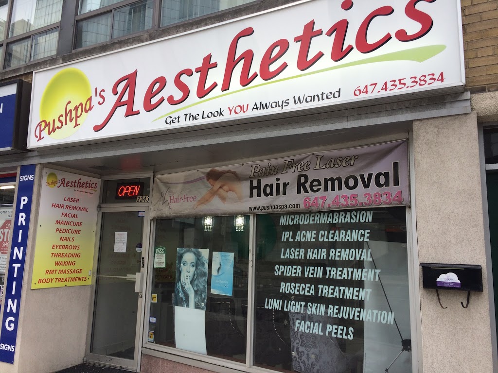 Pushpas aesthetics | 3343 Bloor St W, Etobicoke, ON M8X 1E9, Canada | Phone: (647) 435-3834
