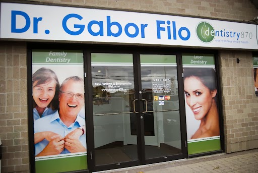 Dentistry 870 - Dr. Gabor Filo | dentist | 870 Upper James St, Hamilton, ON L9C 3A4, Canada | 9056678707 OR +1 905-667-8707