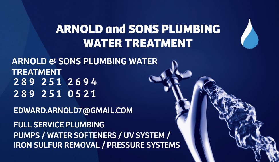 Arnold & Sons Plumbing Water Treatment | 14407 County Rd 2, Cramahe, ON K0K 1H0, Canada | Phone: (289) 251-0521