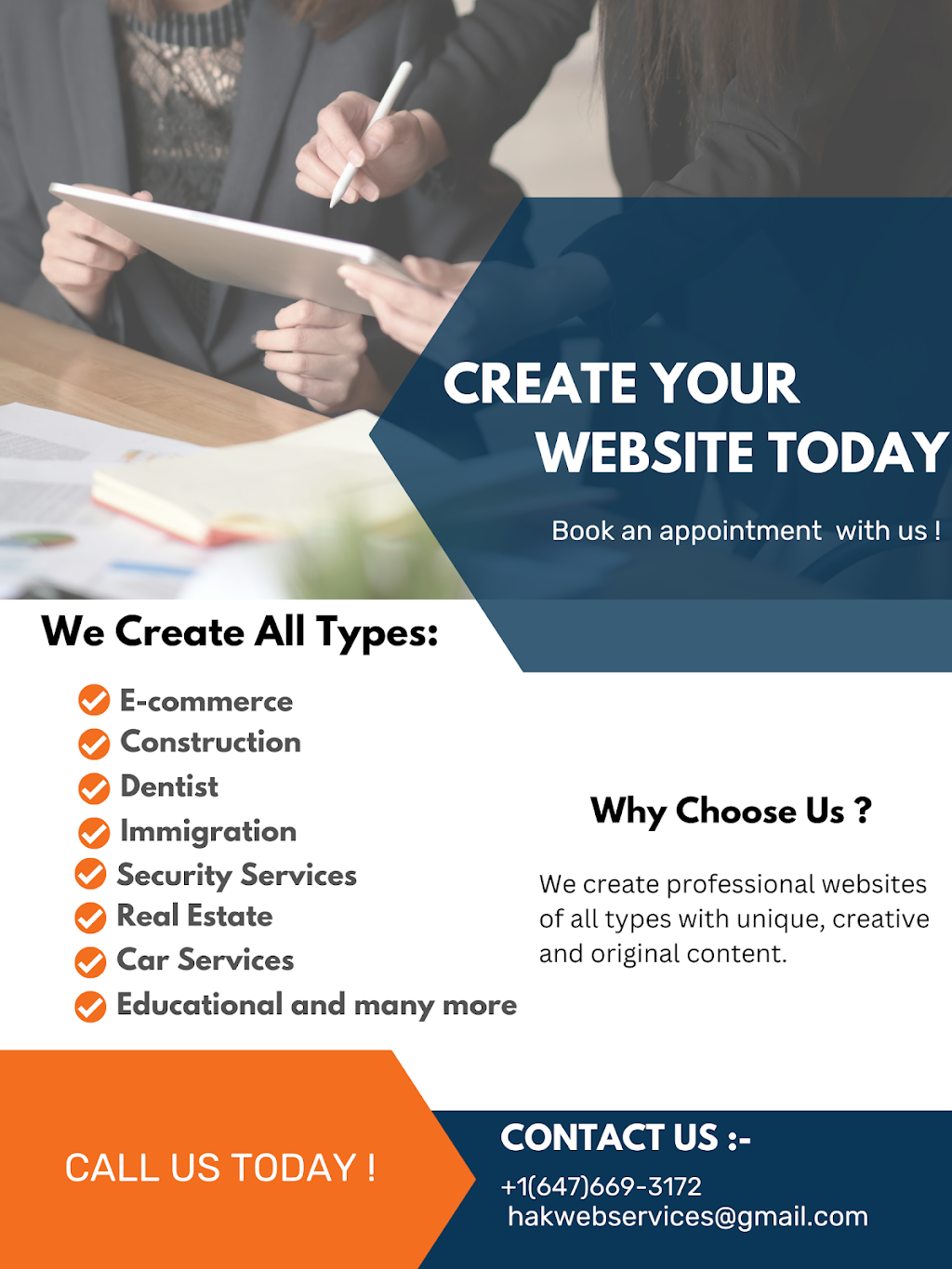 HAK Webservices | 125 Bowman St, Hamilton, ON L8S 2T7, Canada | Phone: (647) 669-3172