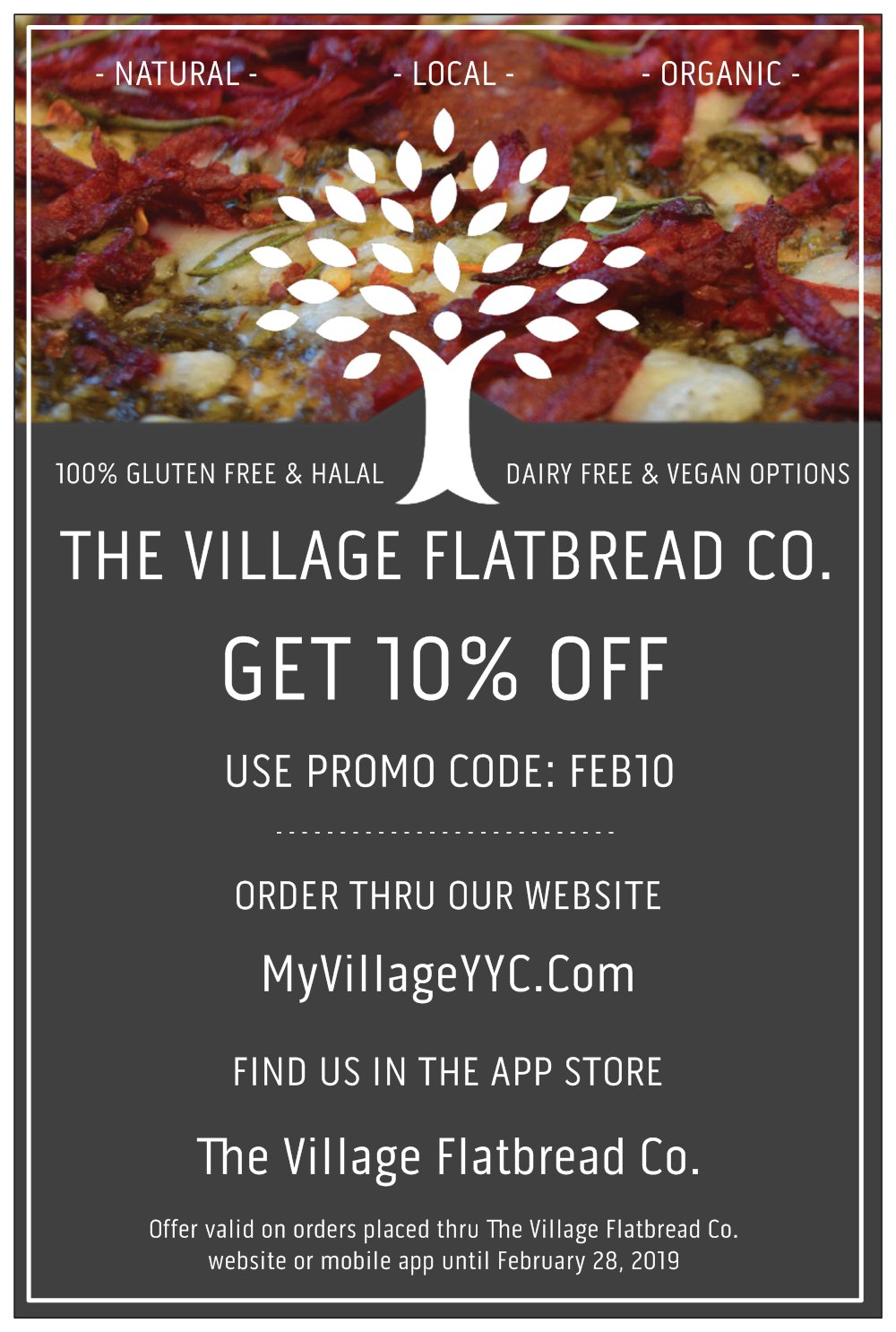 The Village Flatbread Co. | 2511 17 Ave SW, Calgary, AB T3E 7V3, Canada | Phone: (403) 888-1200