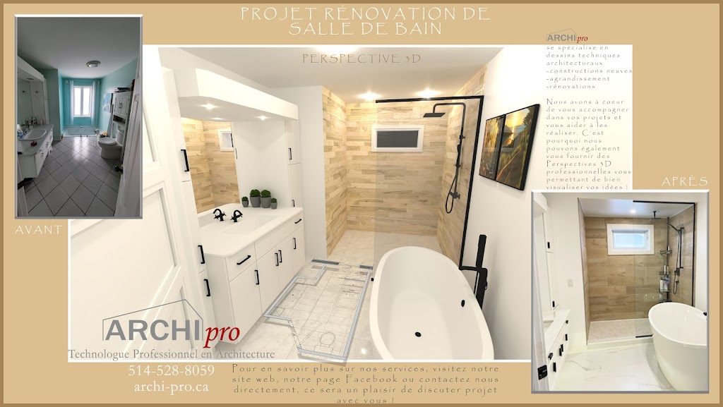 ARCHI pro | 432 des Bouleaux, Beauharnois, QC J6N 3T8, Canada | Phone: (514) 528-8059