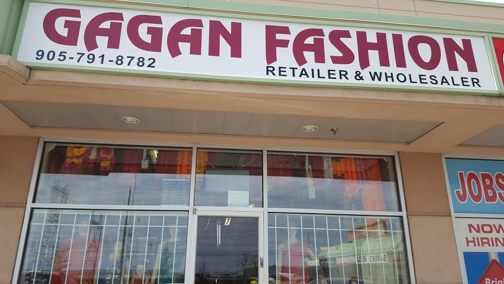 Gagan Fashion And Fabrics Inc | 351 Parkhurst Square #7, Brampton, ON L6T 5H5, Canada | Phone: (905) 791-8782