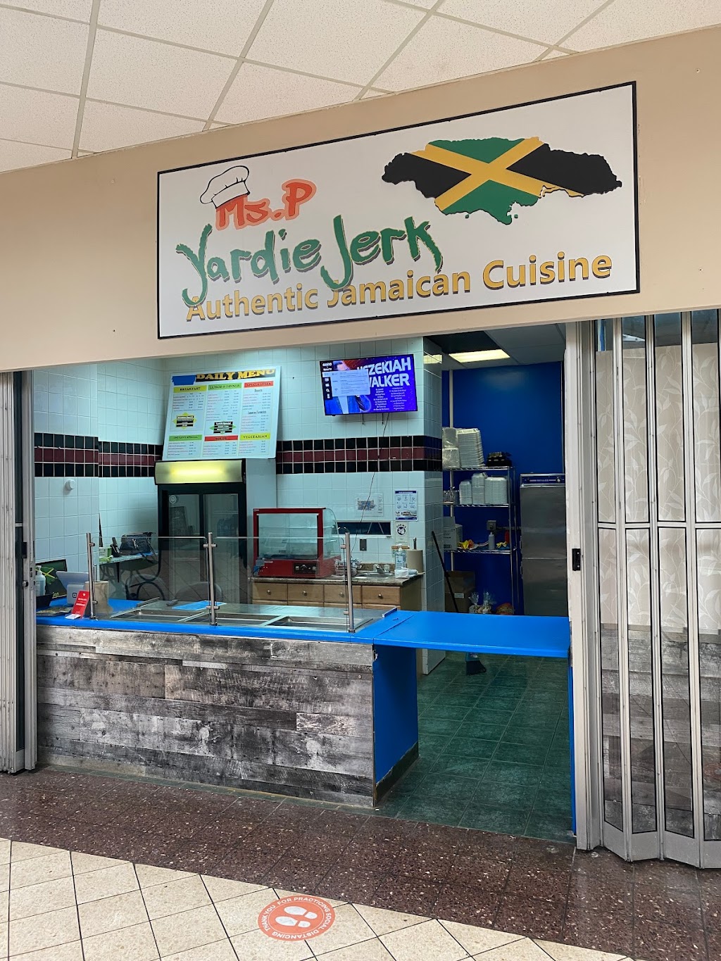 Ms P Yardie Jerk | Bayfield Mall Food Court, 320 Bayfield St unit #80, Barrie, ON L4M 3C1, Canada | Phone: (705) 797-1000
