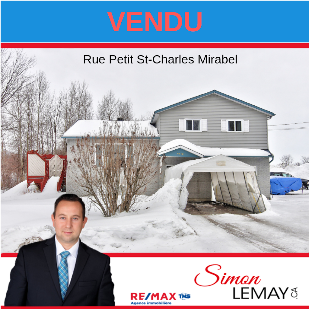 Simon Lemay Remax Courtier Immobilier Agréé | 35 Av. de Mey, Lorraine, QC J6Z 3T7, Canada | Phone: (514) 207-7111