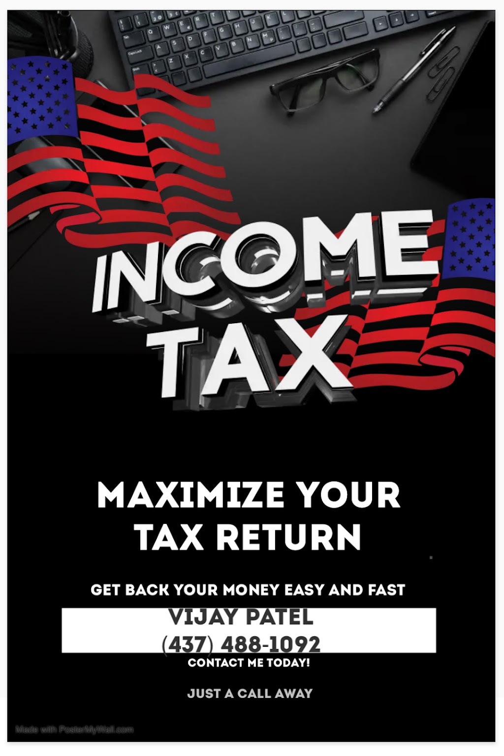 VIJAY PATEL - Tax Filing Service | 960 Markham Rd, Scarborough, ON M1H 2Y4, Canada | Phone: (437) 488-1092
