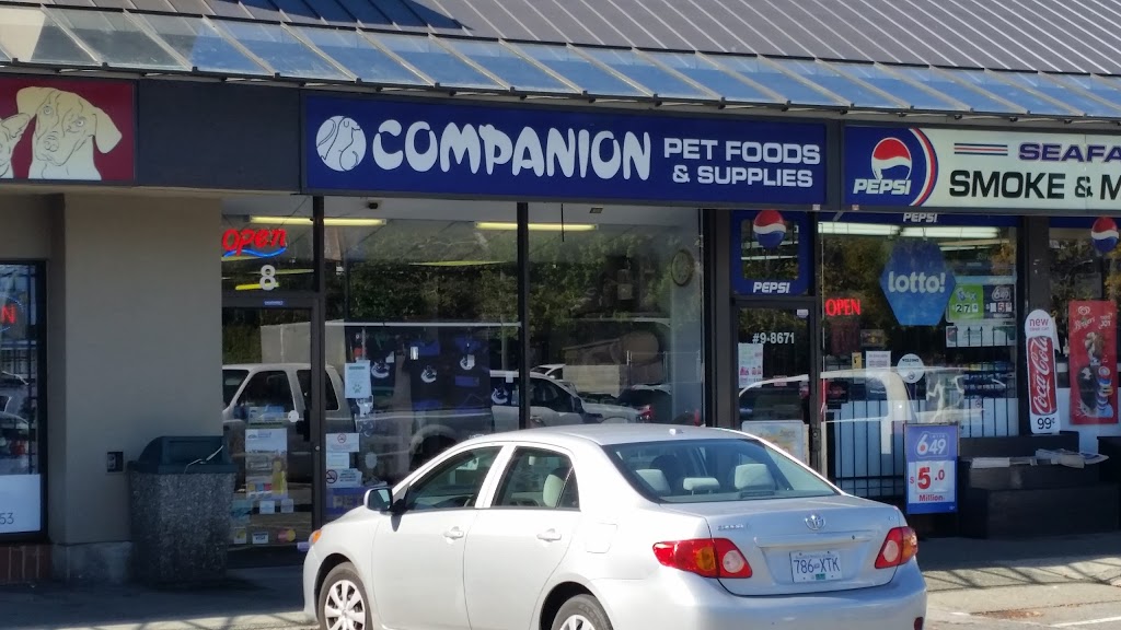 Companion Pet Foods & Supplies Ltd | 8671 Number 1 Rd #8, Richmond, BC V7C 1V2, Canada | Phone: (604) 277-0221