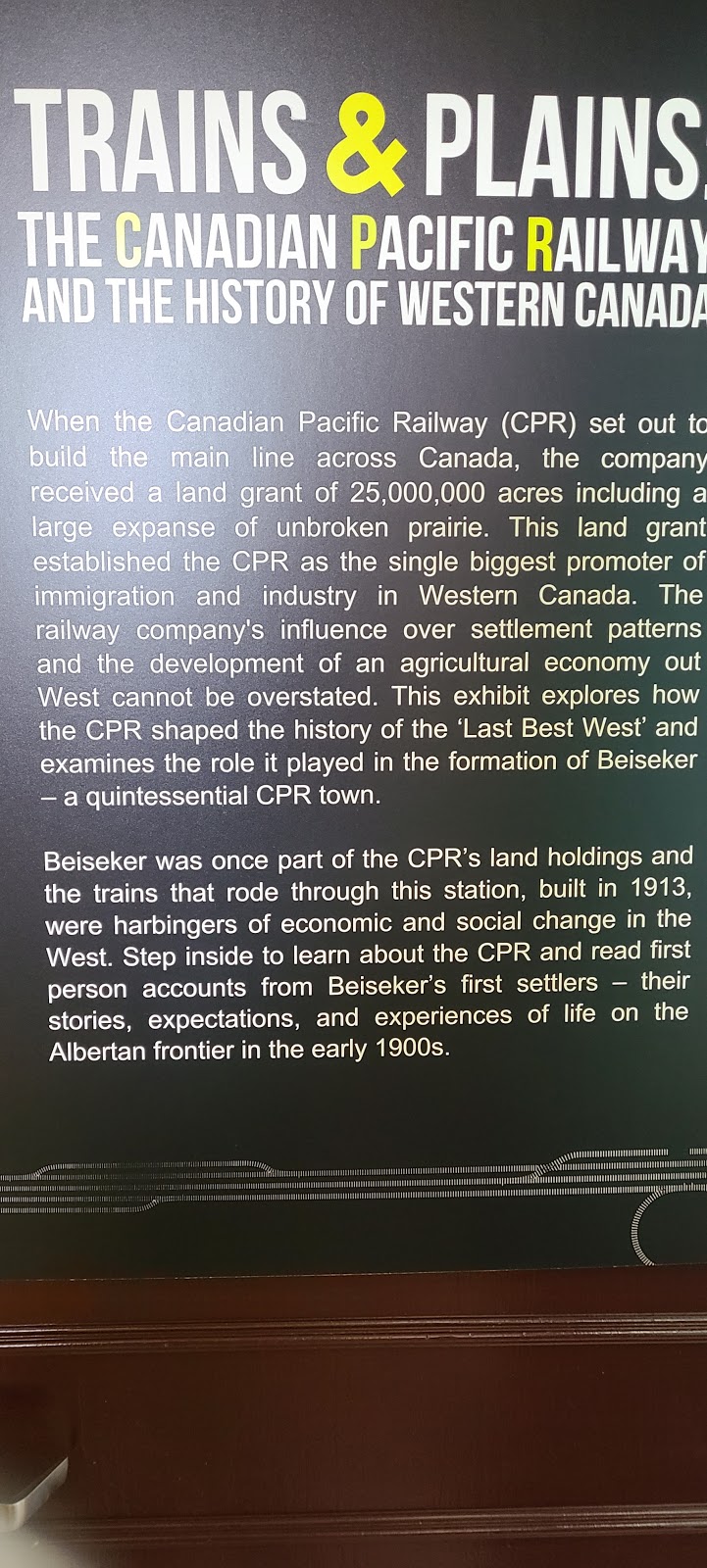 Beiseker Station Museum | 700 1 Ave, Beiseker, AB T0M 0G0, Canada | Phone: (403) 947-3774