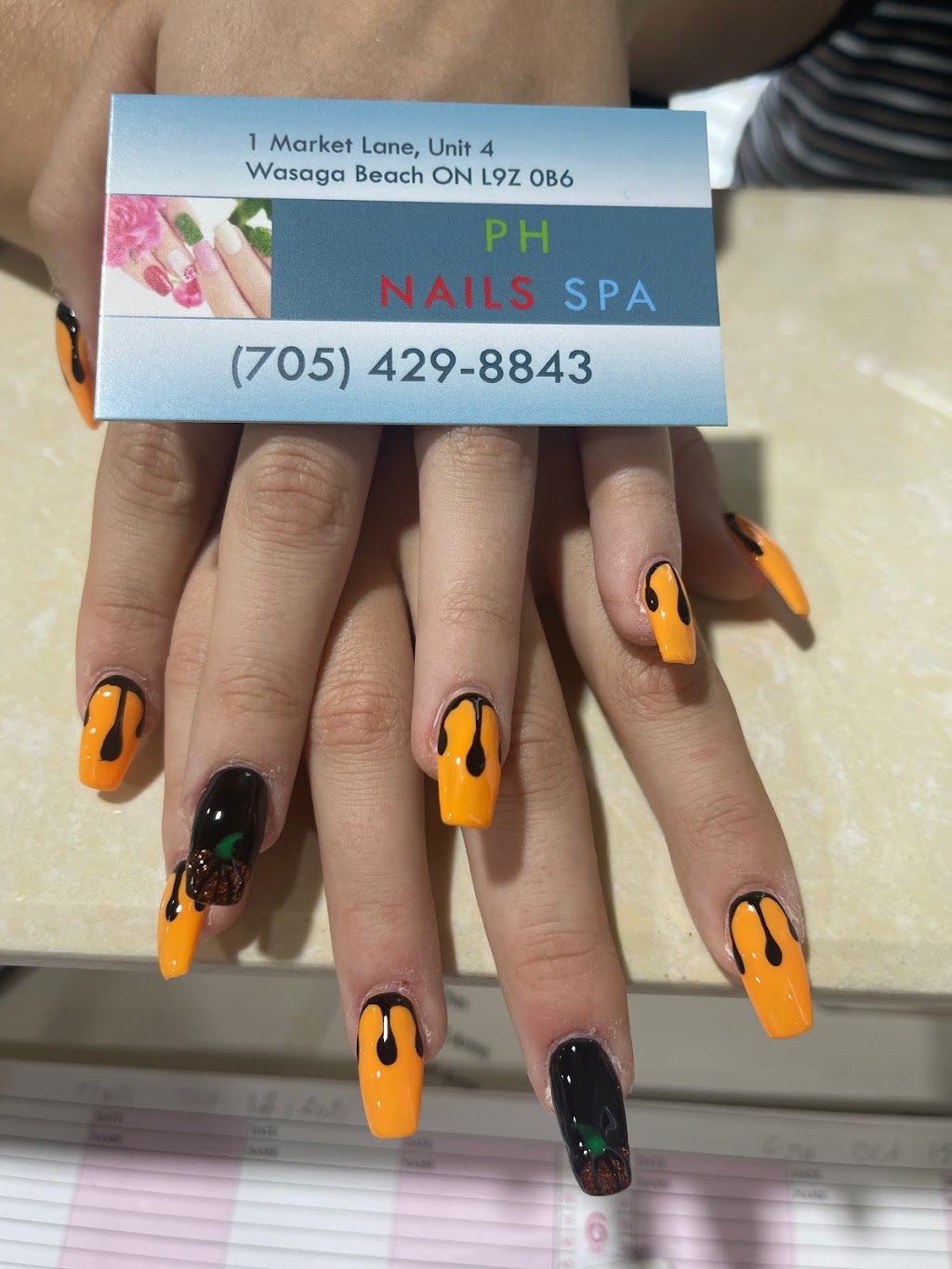 PH Nails Spa | 1 Market Ln Unit 4, Wasaga Beach, ON L9Z 0B6, Canada | Phone: (705) 429-8843