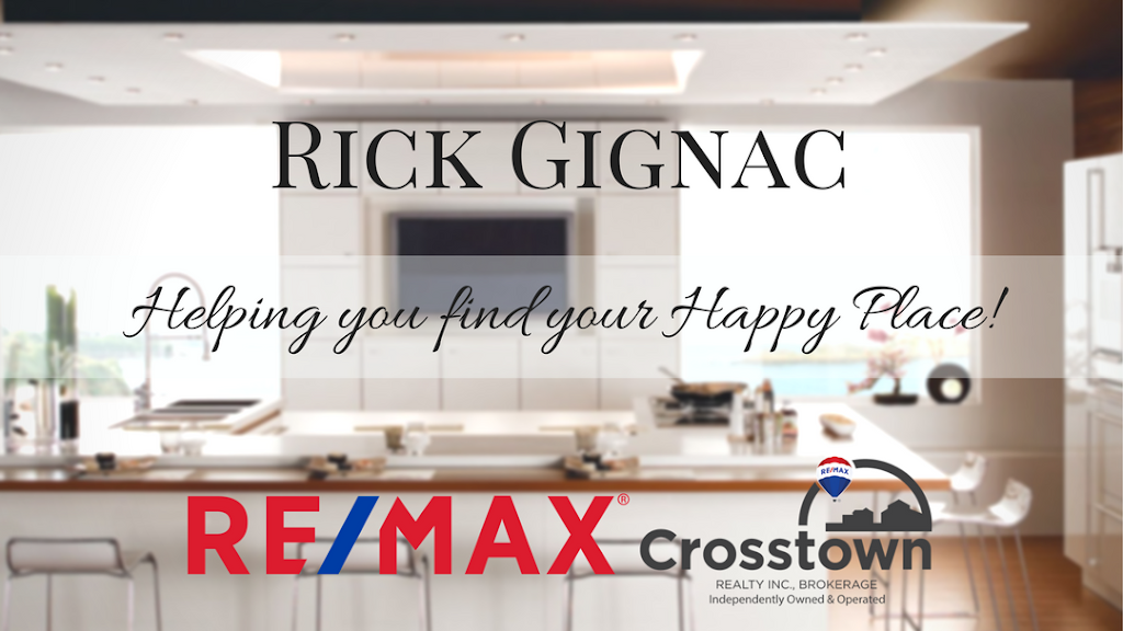 Rick Gignac RE/MAX Crosstown Realty Inc. | 566 Bryne Dr A, Barrie, ON L4N 9P6, Canada | Phone: (705) 818-9633