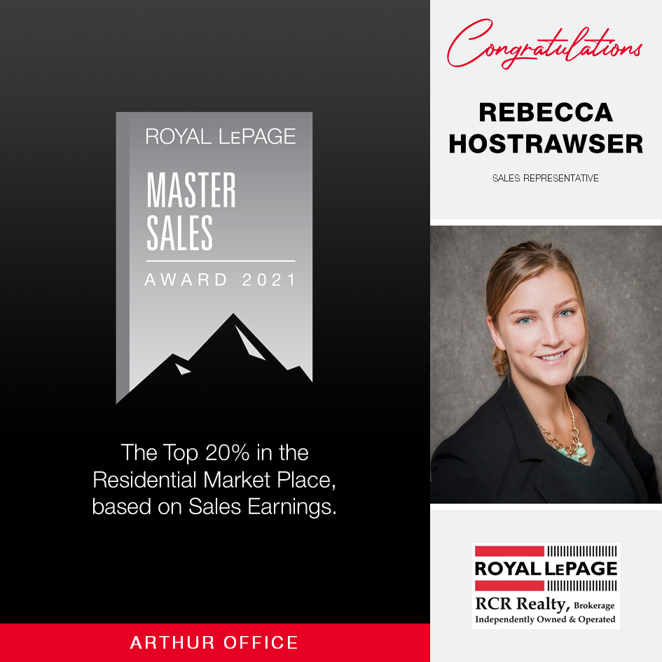 Rebecca Hostrawser Royal Lepage RCR | 206 George St, Arthur, ON N0G 1A0, Canada | Phone: (519) 216-3845