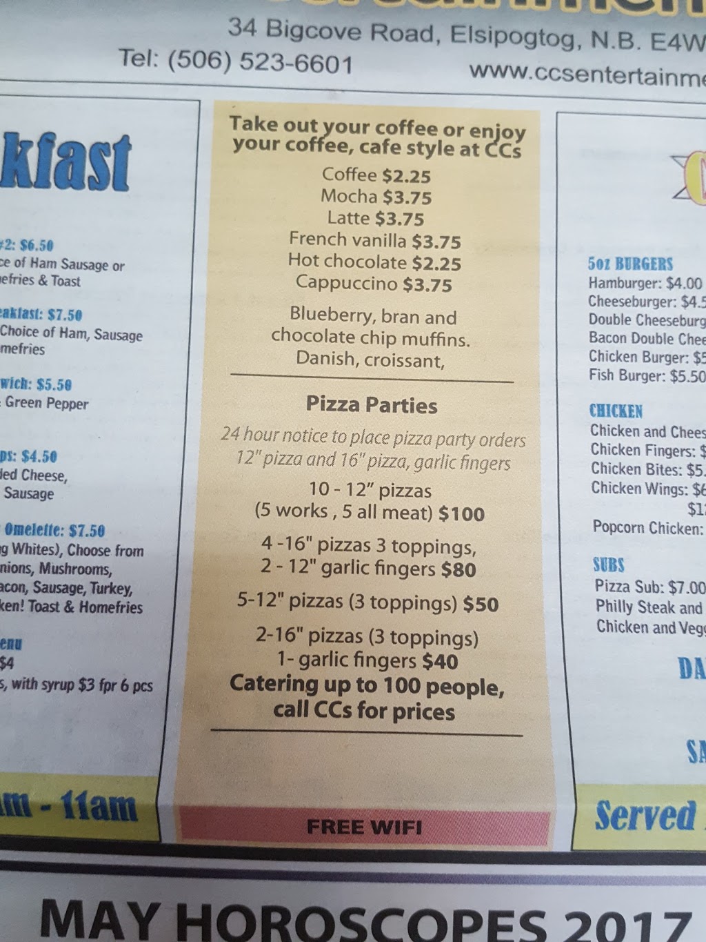 Caras Cafe | 34 Big Cove Rd, Elsipogtog First Nation, NB E4W 2S4, Canada | Phone: (506) 523-6601
