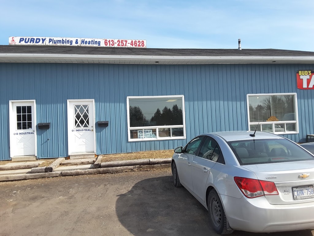 Purdy Plumbing & Heating Inc | 61 Industrial Ave, Carleton Place, ON K7C 3T2, Canada | Phone: (613) 257-4628
