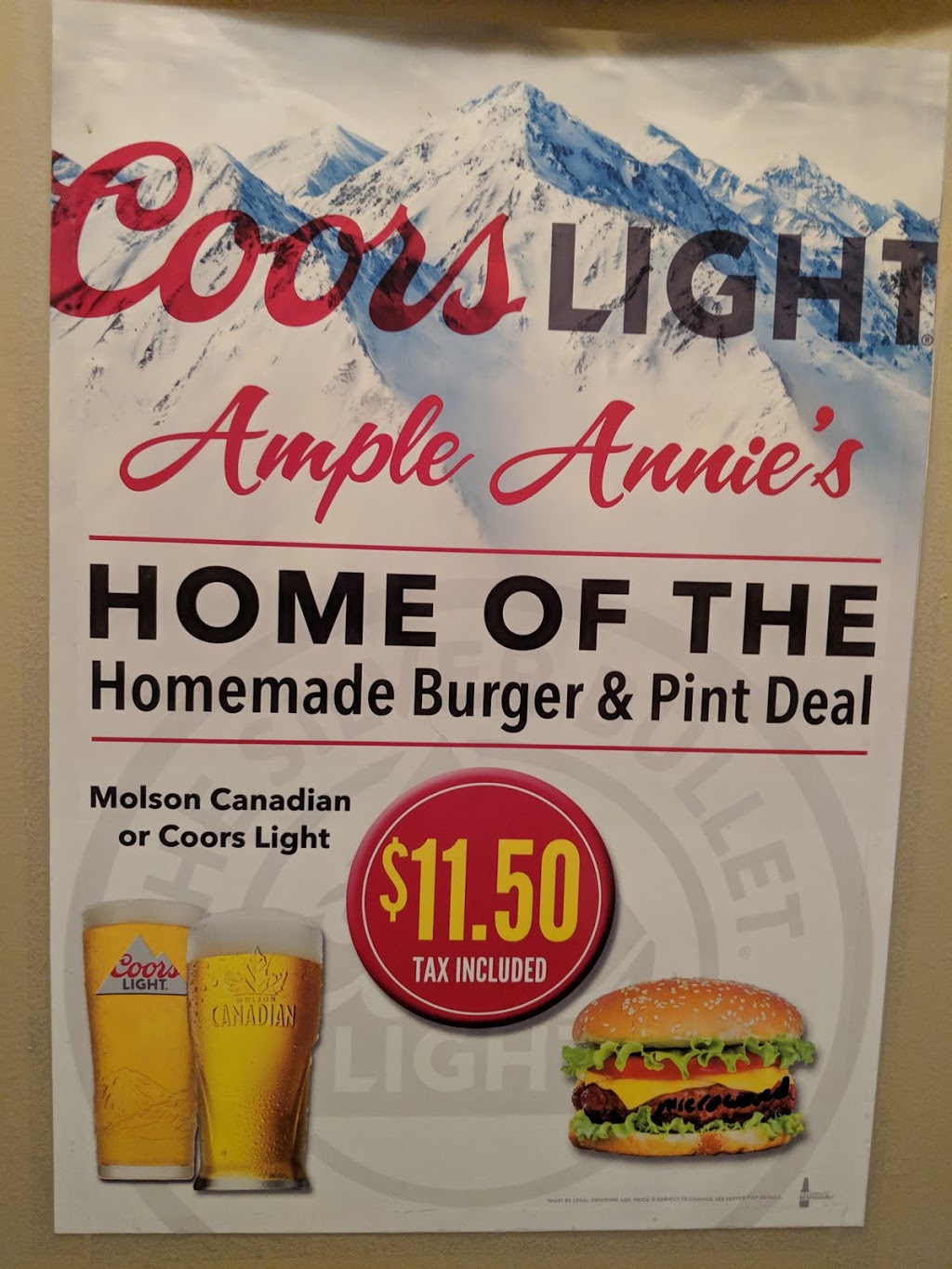 Ample Annies Roadhouse | 219 Silvercreek Pkwy N, Guelph, ON N1H 7K4, Canada | Phone: (519) 836-1179
