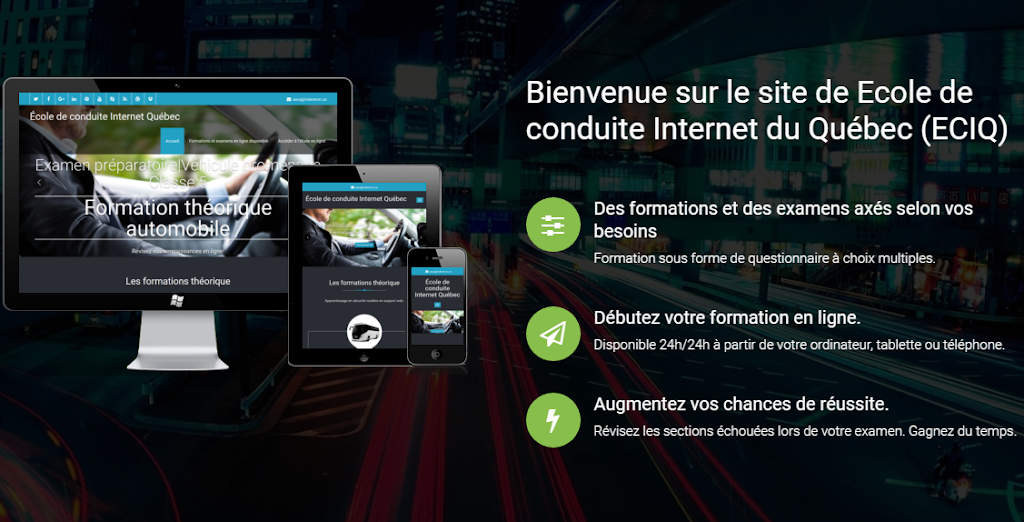 School Of Driving Internet Du Québec | 522 Rue Notre-Dame, Repentigny, QC J6A 2T8, Canada | Phone: (450) 704-2022