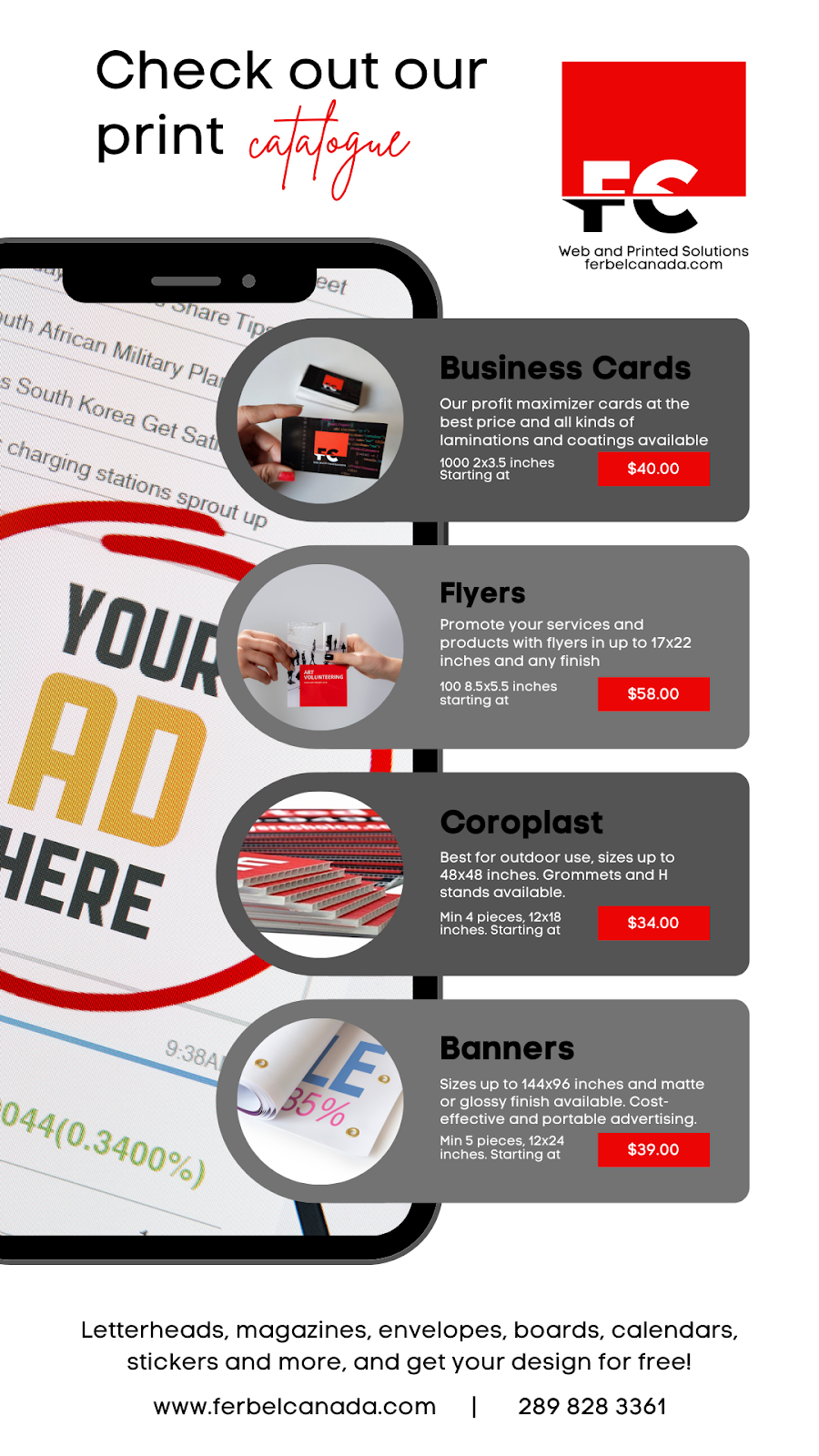 FC Web and Print | 541 Winston Rd Unit 30, Grimsby, ON L3M 0C5, Canada | Phone: (289) 820-3361