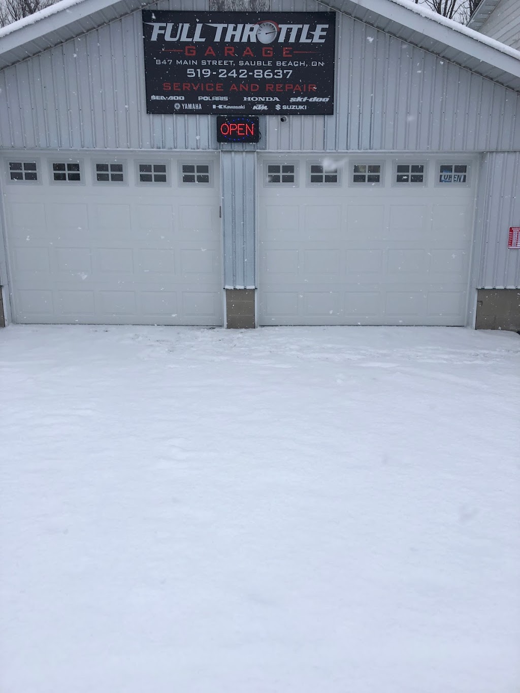 Full Throttle Garage | 847 Main St, Sauble Beach, ON N0H 2G0, Canada | Phone: (519) 242-8637