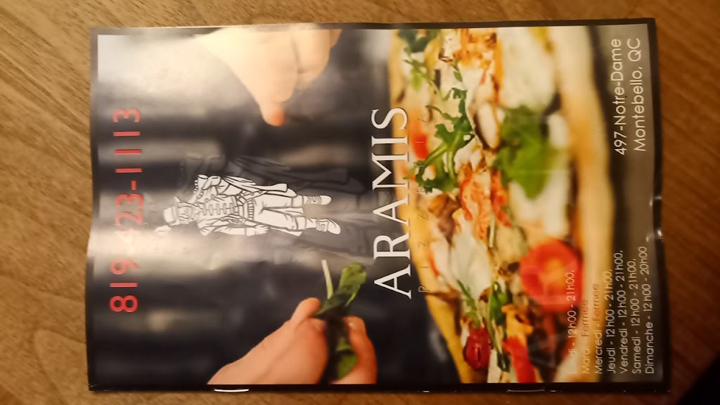 Aramis Pizzeria | 497 Rue Notre Dame, Montebello, QC J0V 1L0, Canada | Phone: (819) 423-1113