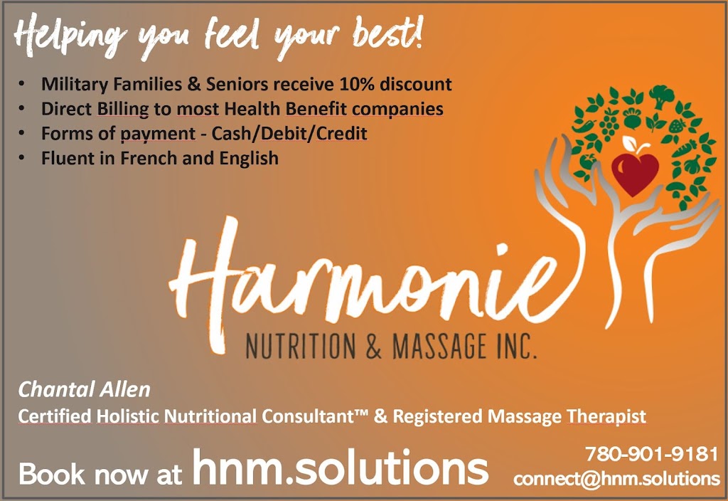 Harmonie Nutrition & Massage Inc. | health | 70 Oak Vista Dr, St. Albert, AB T8N 1C1, Canada | 7809019181 OR +1 780-901-9181