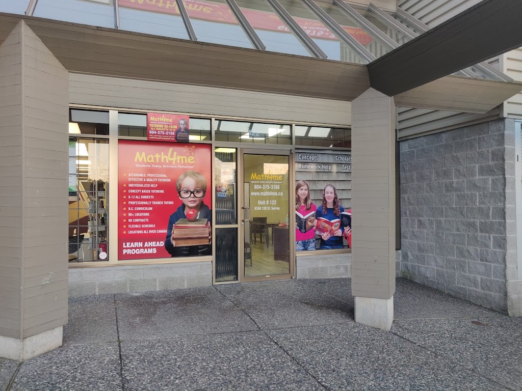 Math4me Sunshine Hills | 6350 120 St #122, Surrey, BC V3X 3K6, Canada | Phone: (604) 375-3168