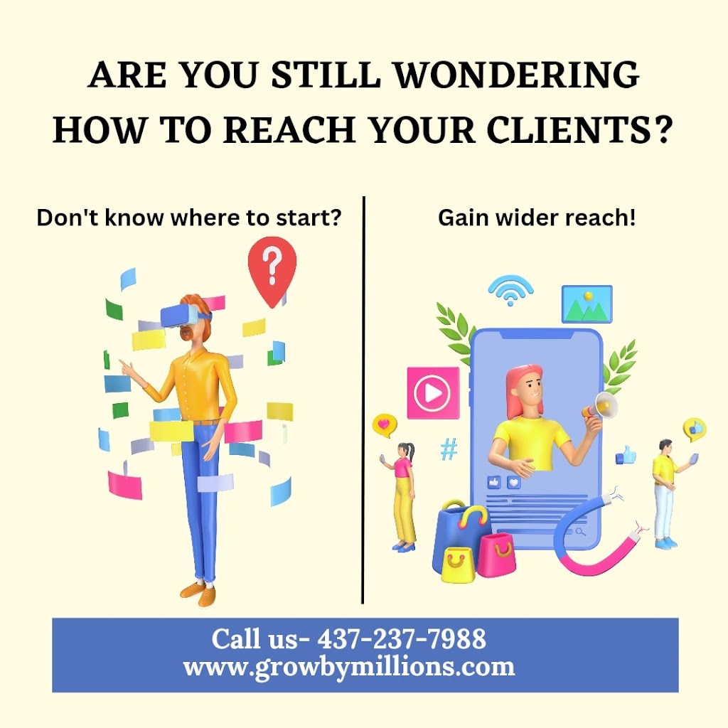 Grow By Millions | 505 Nathalie Cres, Kitchener, ON N2E 0H8, Canada | Phone: (437) 237-7988