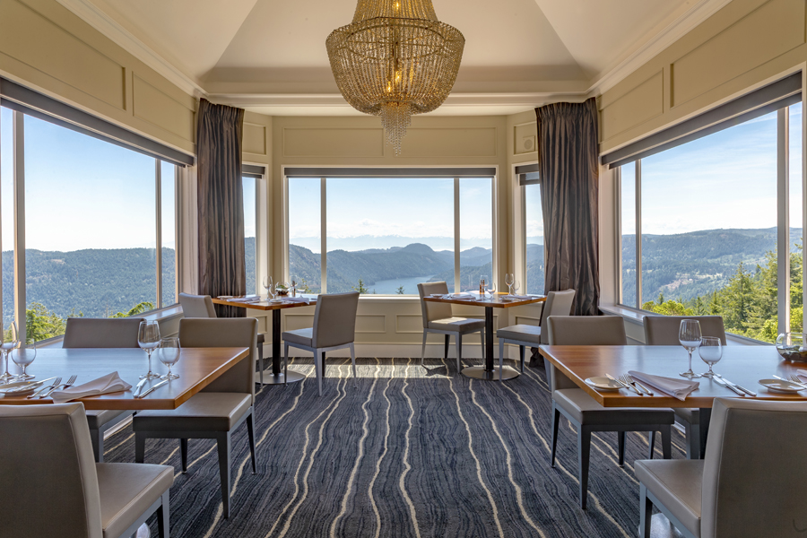 Alpina Restaurant at Villa Eyrie Resort | 600 Ebedora Ln, Malahat, BC V0R 2L0, Canada | Phone: (250) 856-0188