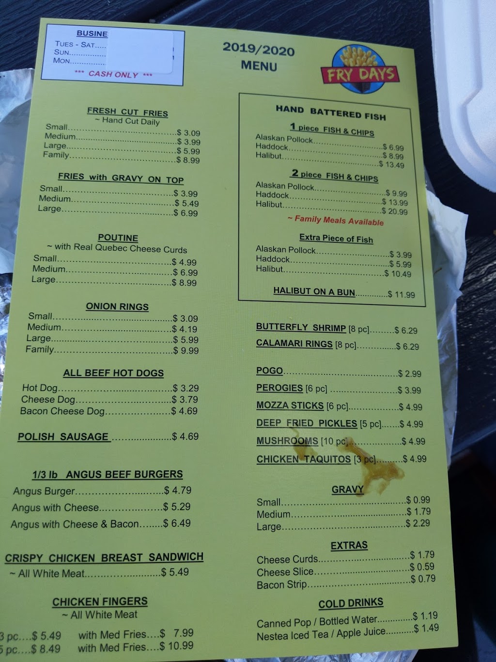 Fry Days | 351 Holland St W, Bradford, ON L3Z 1H9, Canada