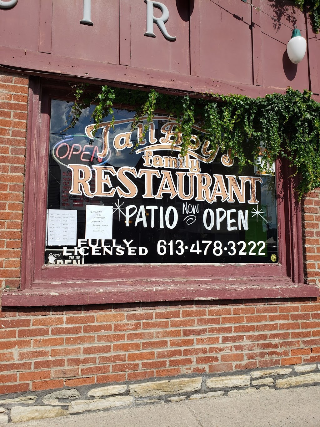Tall Boys Family Restuarant | Tweed, ON K0K, Canada | Phone: (613) 478-3222